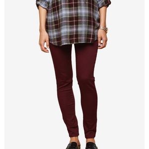 NWT Motherhood Maternity Maroon Pants